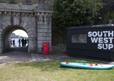 South West Sup hut and tunnel leading out to the sea